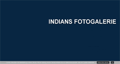 Desktop Screenshot of indians-fotogalerie.de